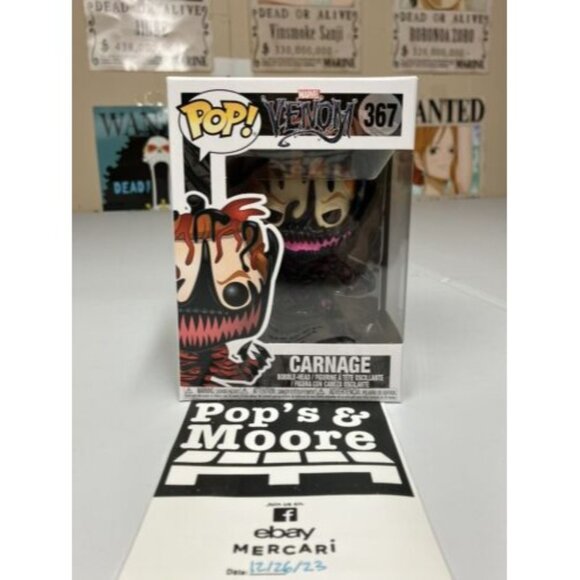 Funko Pop! Marvel Venom: Carnage 367 Vinyl Figure Brand new - Picture 1 of 8